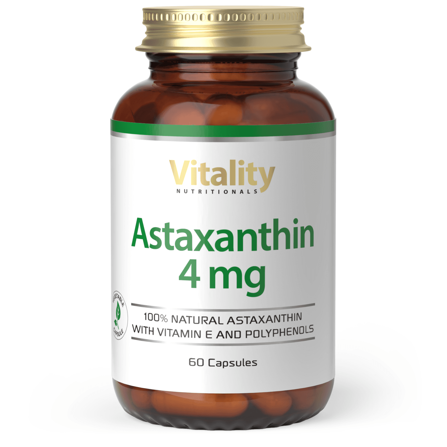 Astaxanthin 4mg - 60 Capsules - quantity-1