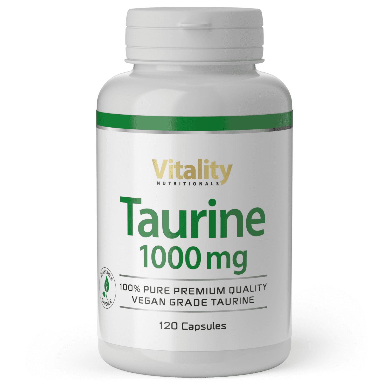 Taurine 1000mg - 120 kapsler - quantity-1