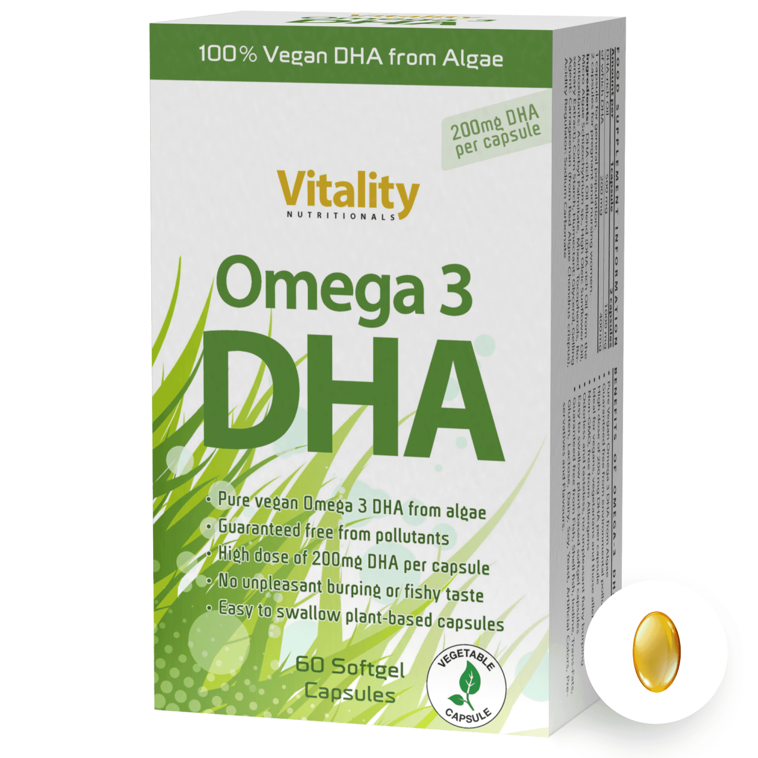 Omega 3 DHA - 60 Capsules - quantity-1