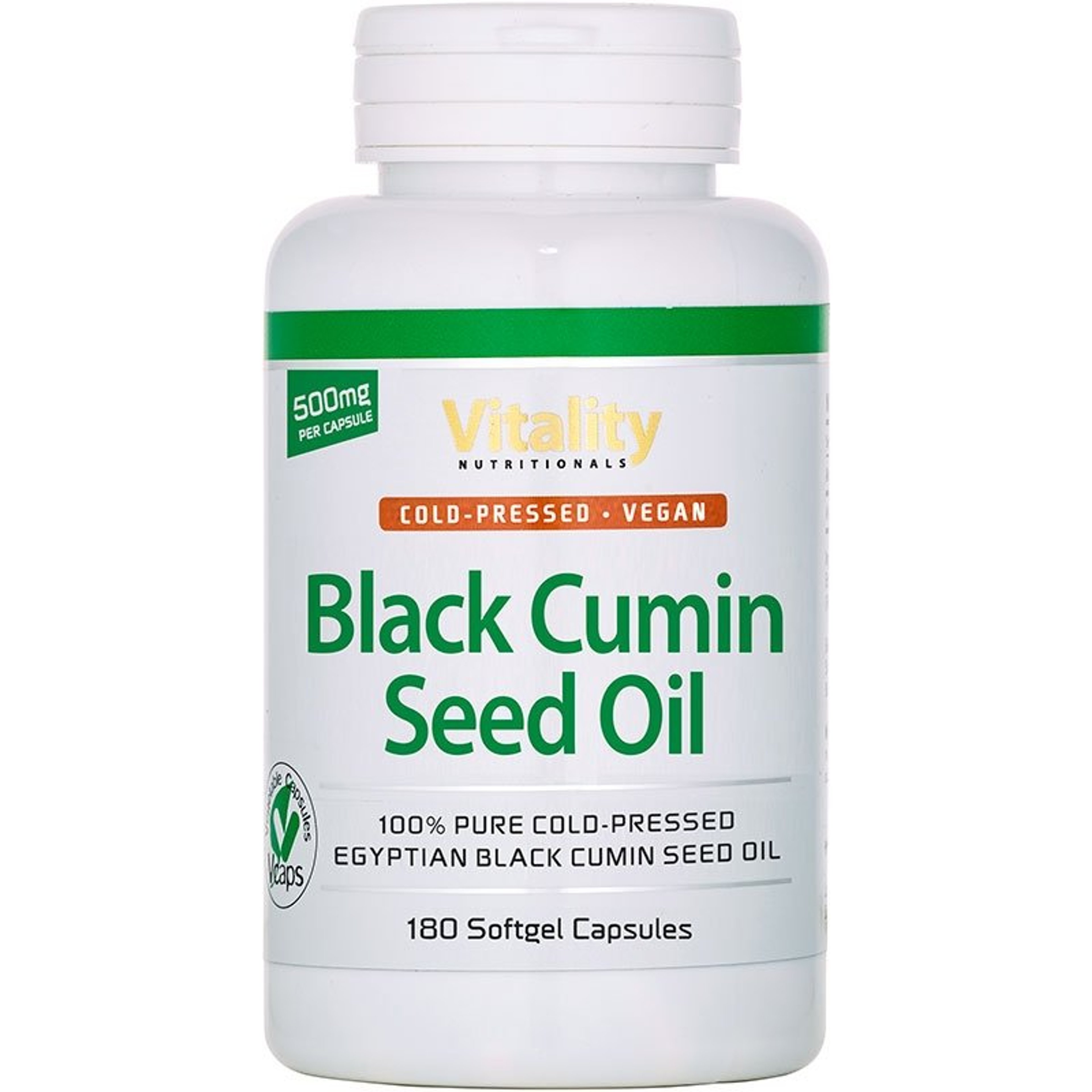 Black Cumin Seed Oil - 180  Capsules
