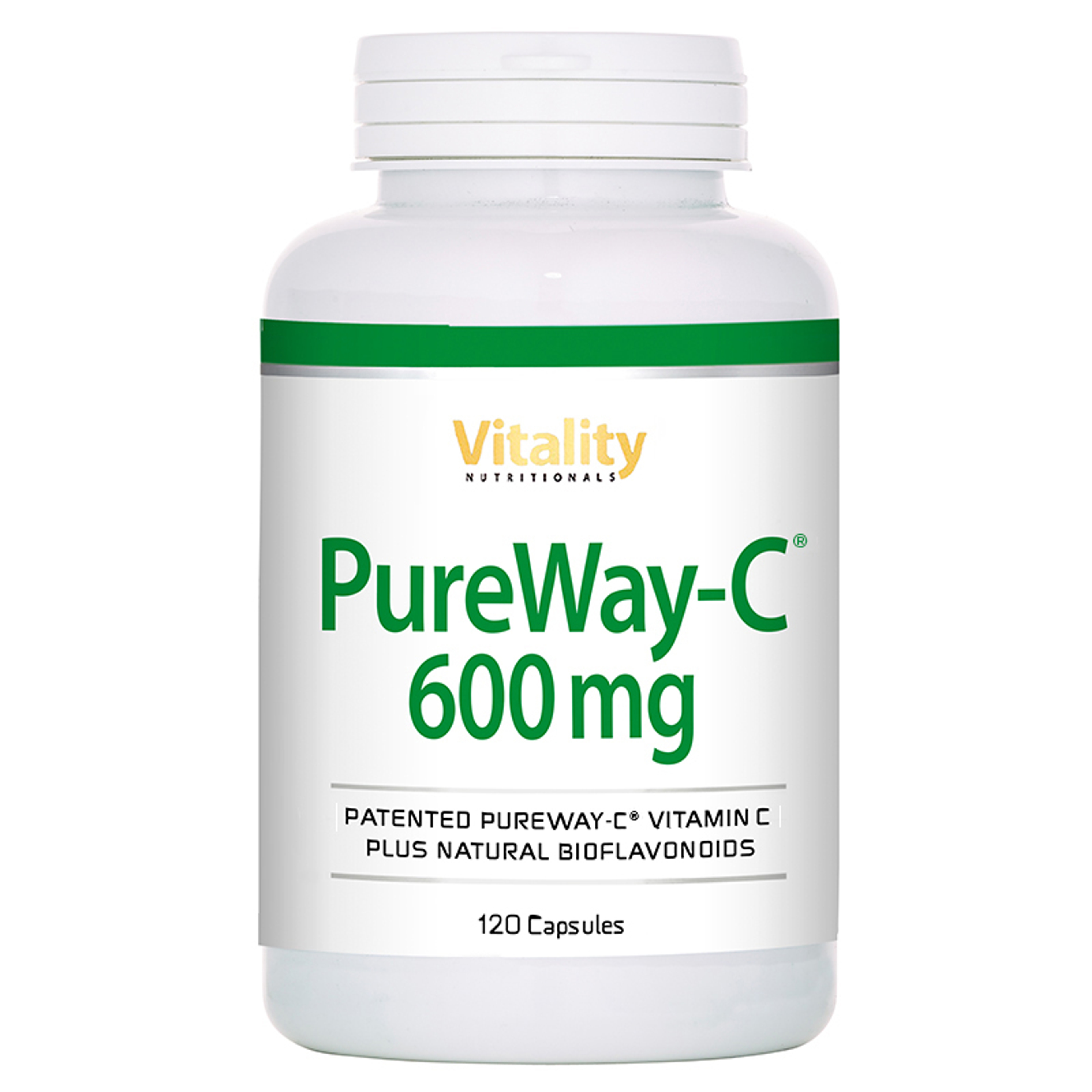 PureWay Vitamin C 600 mg - 120 Capsules